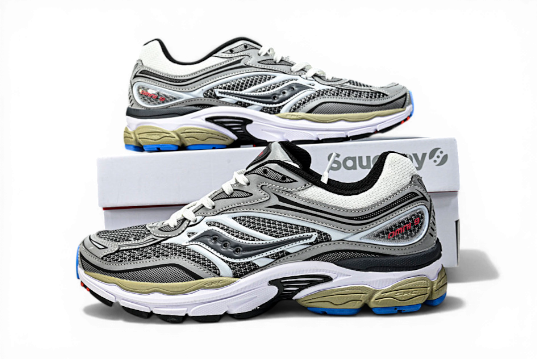 Saucony ProGrid Omni 9 Metallic Grey Silver – Sneaker Saucony