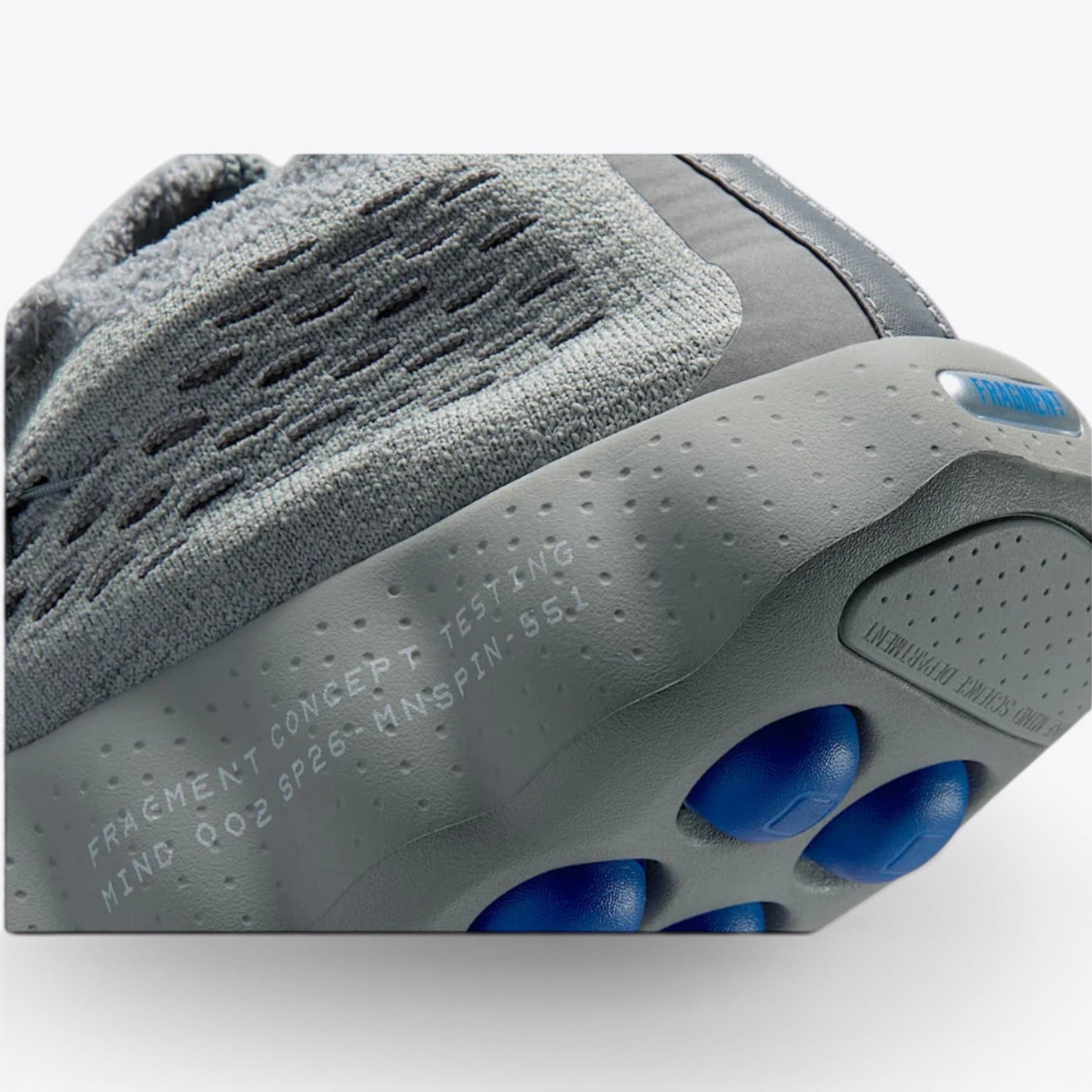 The Fragment Design x Nike Mind 002 Flyknit Particle Grey Nike