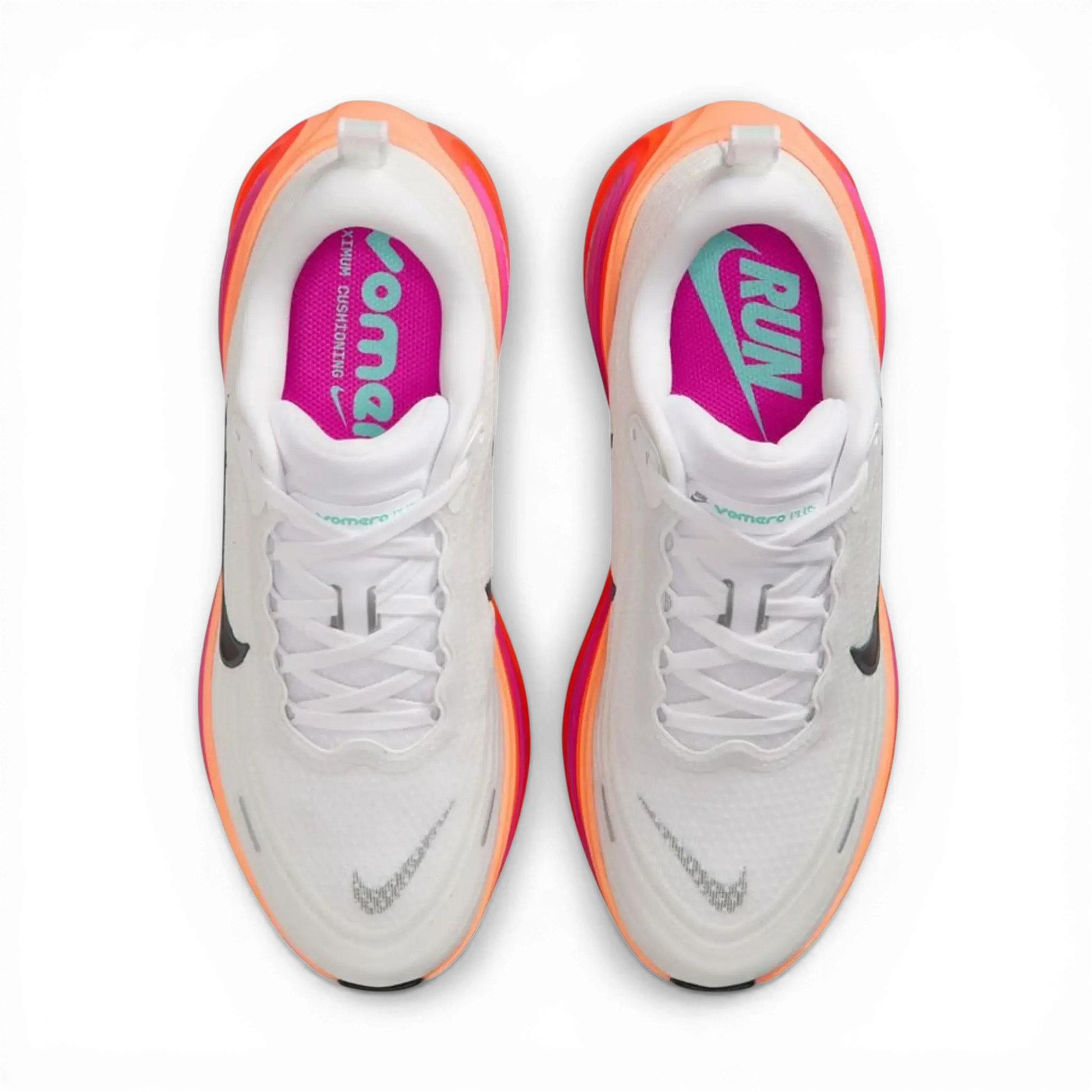 Vomero Plus Pink Orange White - RunningUpscale.com