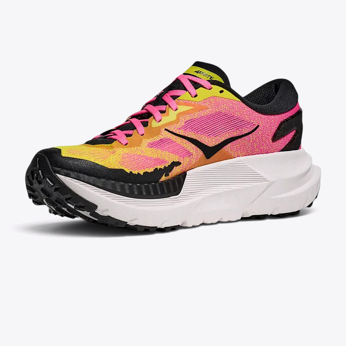 HOKA Mafate X Neon Citrus Neon Rose